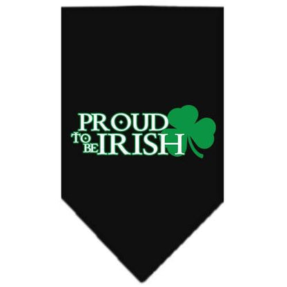 “Proud To Be Irish” Cotton Pet Bandana from As You Wish Apparel – Irish Pride Dog Bandana