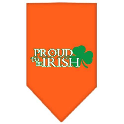 “Proud To Be Irish” Cotton Pet Bandana from As You Wish Apparel – Irish Pride Dog Bandana