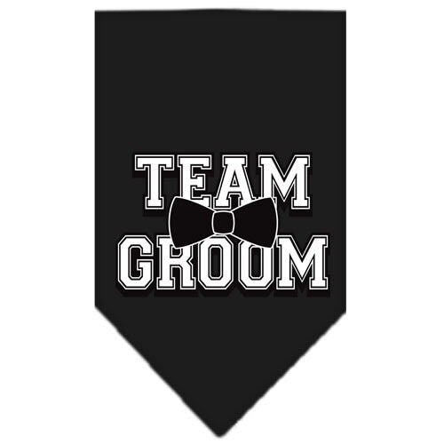 “Team Groom” Cotton Pet Bandana from As You Wish Apparel – Wedding & Party Dog Bandana