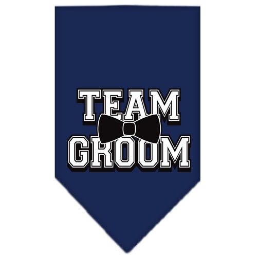 “Team Groom” Cotton Pet Bandana from As You Wish Apparel – Wedding & Party Dog Bandana
