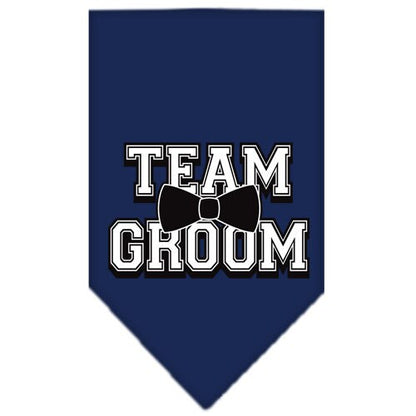 “Team Groom” Cotton Pet Bandana from As You Wish Apparel – Wedding & Party Dog Bandana