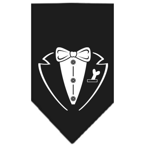 “Tuxedo” Cotton Pet Bandana from As You Wish Apparel – Formal Dog Bandana