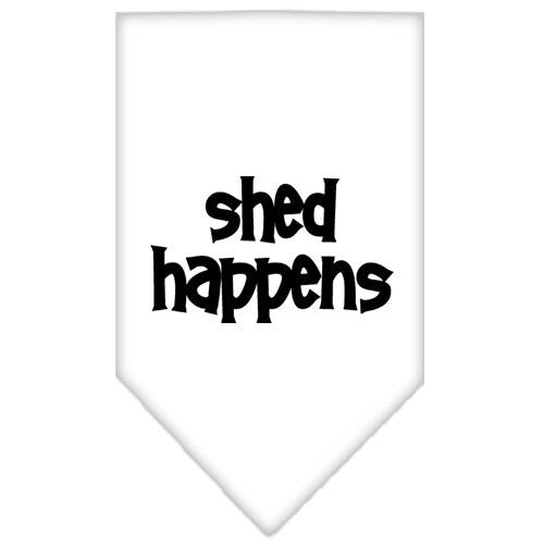 “Shed Happens” Cotton Pet Bandana from As You Wish Apparel – Dog Humor Bandana