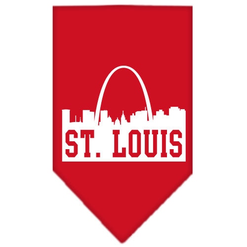 “St. Louis Skyline” Cotton Pet Bandana from As You Wish Apparel – City Pride Dog Bandana
