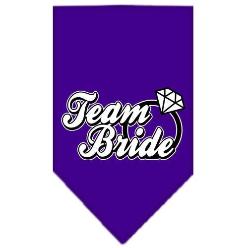 “Team Bride” Cotton Pet Bandana from As You Wish Apparel – Wedding & Party Dog Bandana