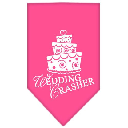 “Wedding Crasher” Cotton Pet Bandana from As You Wish Apparel – Wedding & Party Dog Bandana