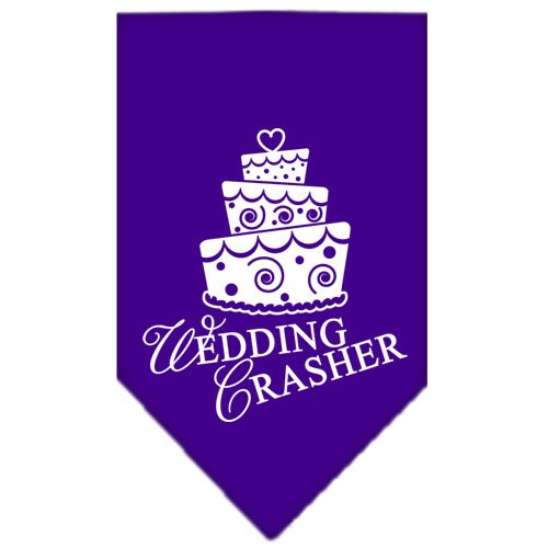 “Wedding Crasher” Cotton Pet Bandana from As You Wish Apparel – Wedding & Party Dog Bandana