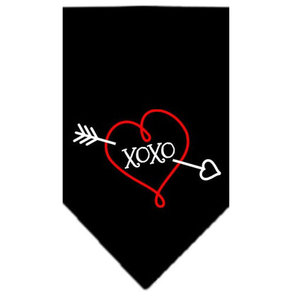 “XOXO” Cotton Pet Bandana from As You Wish Apparel – Dog Love Bandana