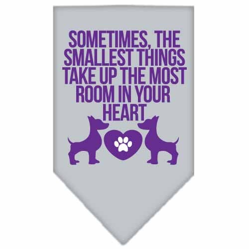 “Sometimes, The Smallest Things Take Up The Most Room In Your Heart” Cotton Pet Bandana from As You Wish Apparel – Dog Love Bandana