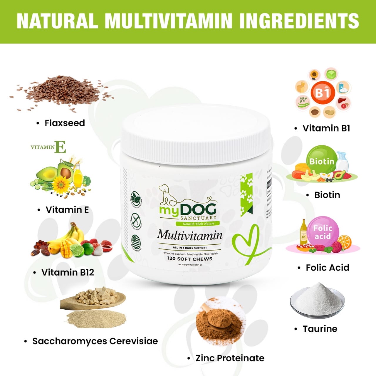 Sanctuary Strength™ Daily Multivitamin Chews from My Dog Sanctuary – Dog Wellness Supplements